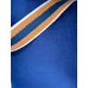 Velours bleu roi sangle bleu jaune