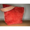 Mini Velours brique - rose