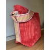 Mini Velours brique - rose