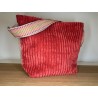 Mini Velours brique - rose
