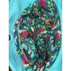 Mini turquoise - léopard