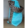 Mini turquoise - léopard