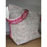 Mini Beige chiné - rose